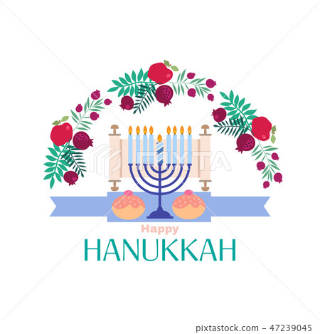 Happy Hanukkah4.eps 47239045
