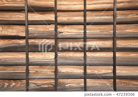 Old plank wall background material Old plank wall background material 47239306