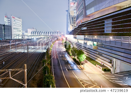 在埼玉新都心附近的夜景 在埼玉新都心附近的夜景 47239619