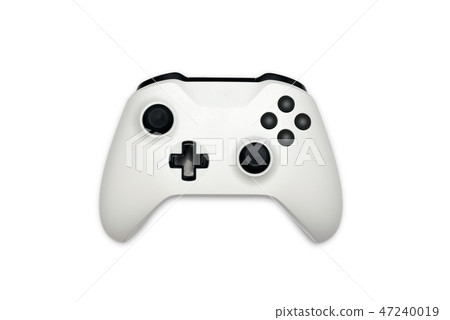Gaming console game pad isolated on white Gaming console game pad isolated on white 47240019