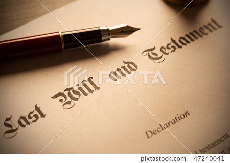 Last Will and Testament concept Last Will and Testament concept 47240041