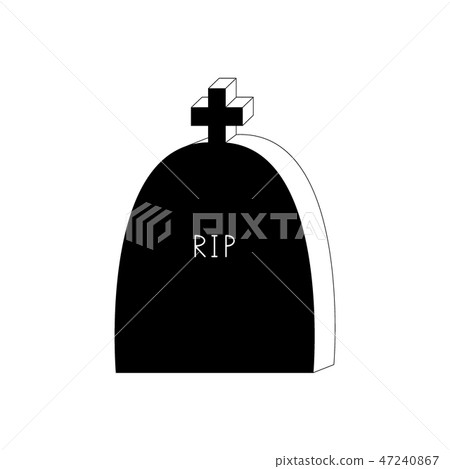 Gravestone icon 47240867