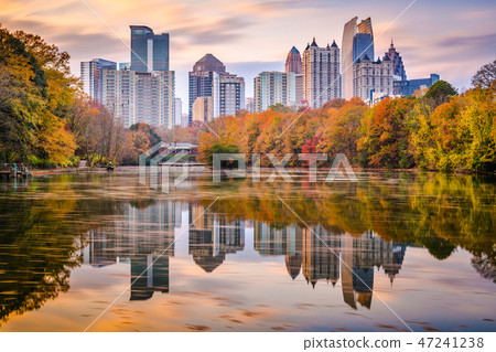 Atlanta, Georgia, USA Piedmont Park skyline 47241238