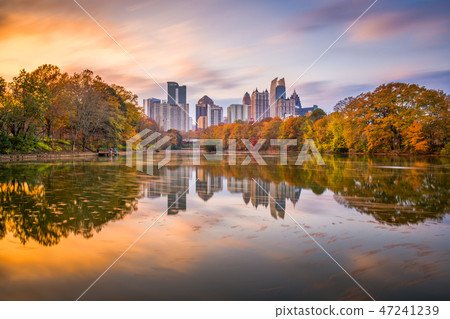 Atlanta, Georgia, USA Piedmont Park skyline 47241239