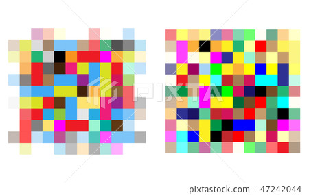 Set of Pixel censored signs.  47242044