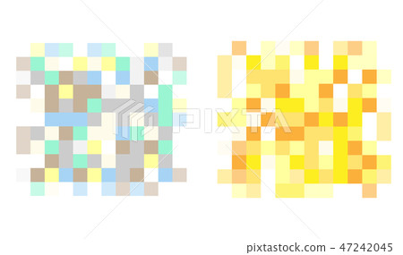 Set of Pixel censored signs.  47242045