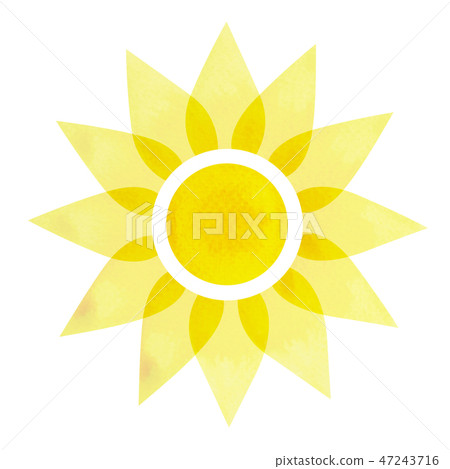 solar plexus chakra symbol concept, flower paint solar plexus chakra symbol concept, flower paint 47243716