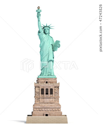 Statue of Liberty in New York City, USA isolated Statue of Liberty in New York City, USA isolated 47243826