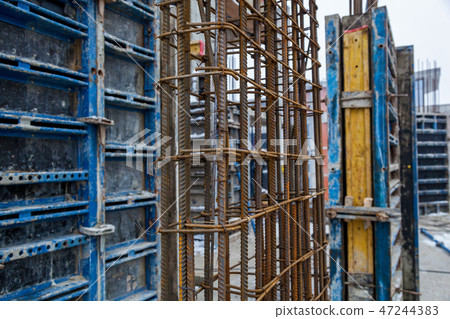 monolithic housing construction site monolithic housing construction site 47244383