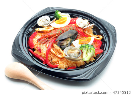 Seafood Paella 47245513