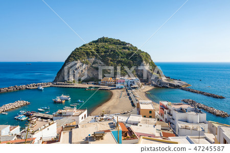 Small village Sant'Angelo on Ischia island, Italy 47245587
