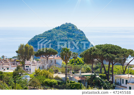 Small village Sant'Angelo on Ischia island, Italy 47245588