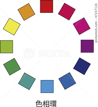 Hue ring 12 colors 47247116