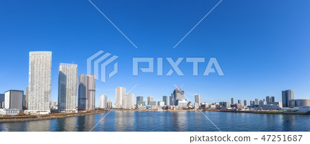 Toyosu landscape panorama Toyosu landscape panorama 47251687