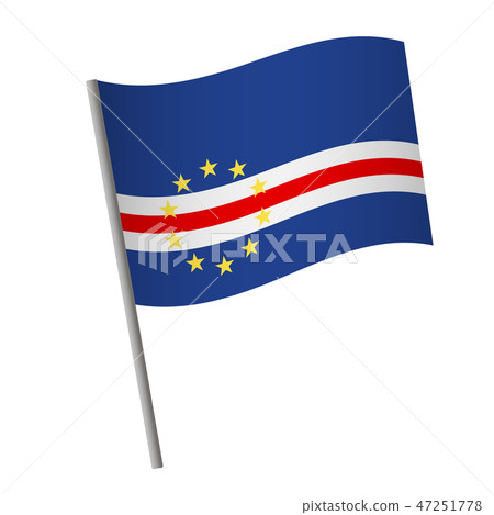 Cape Verde flag icon. 47251778