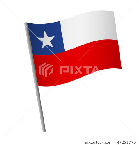 Chile flag icon. 47251779