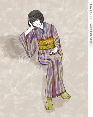 現代和服女人 現代和服女人 47253764