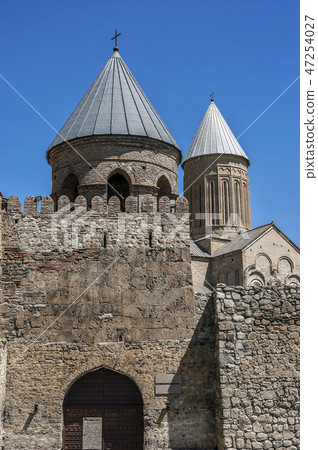 Georgia, Kakheti. Alaverdi-monastery and cathedral Georgia, Kakheti. Alaverdi-monastery and cathedral 47254027