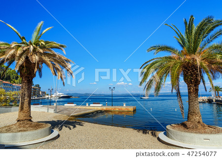 Seafront of seaport town Porto Santo Stefano  47254077