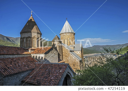 Georgia. The fortress and temple Ananuri. Georgia. The fortress and temple Ananuri. 47254119