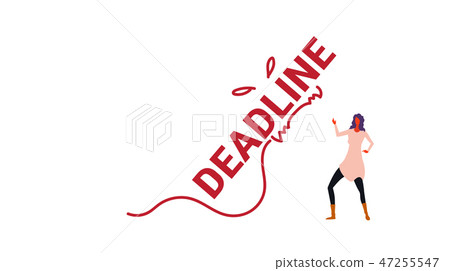 deadline word monster falling on exhausted businesswoman stress problem time management concept deadline word monster falling on exhausted businesswoman stress problem time management concept 47255547