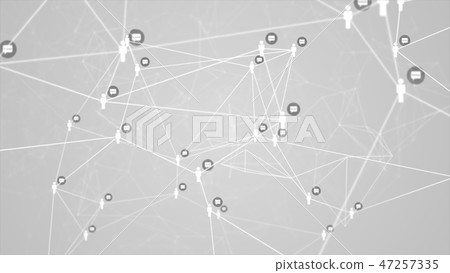 Social network connection people structure 47257335