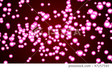 Social network heart love connection structure. 47257585