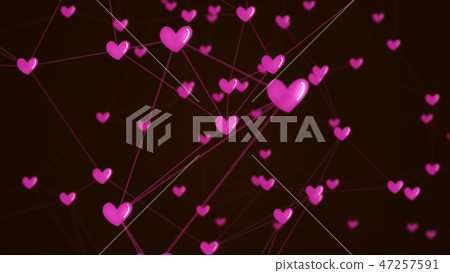 Social network heart love connection structure. Social network heart love connection structure. 47257591