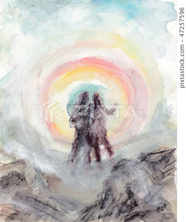 Brocken phenomenon [Mt. Brocken phenomenon [Mt. 47257596