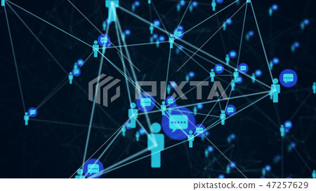 Social network connection people structure 47257629