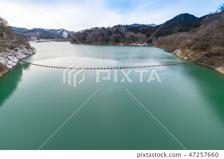 Miyagi Kurikoma Dam and Emerald Green Lake Kurikoma and Dam Fence 47257660