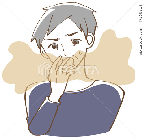 Bad bad grandfather illustration 47259813