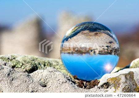 Upside down landscape of Pobiti Kamani 47260664