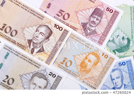 Money from Bosnia and Herzegovina, a background 47260824