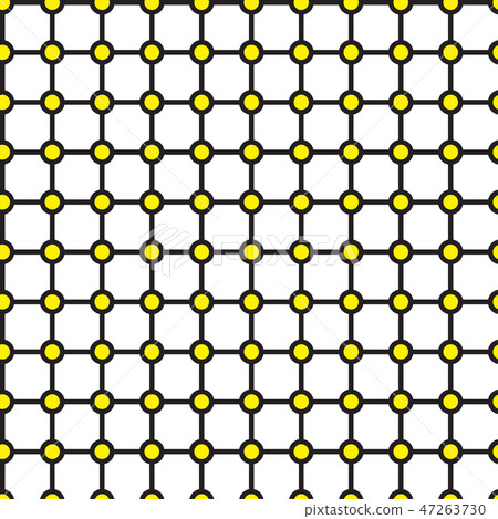 Checkered pattern with circles 47263730