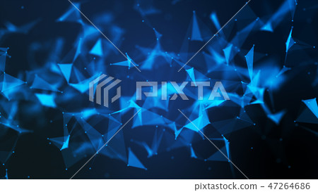 Abstract futuristic molecule network connection. Abstract futuristic molecule network connection. 47264686