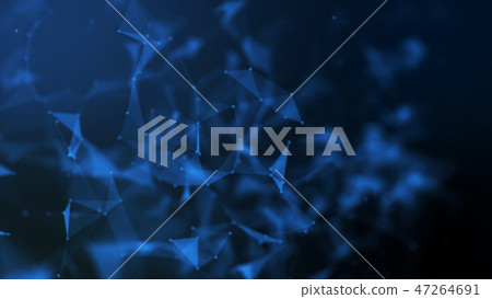 Abstract futuristic molecule network connection. Abstract futuristic molecule network connection. 47264691