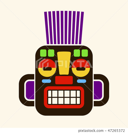 Mask Idol Icon. Cartoon Of Mask Idol Vector Icon 47265372