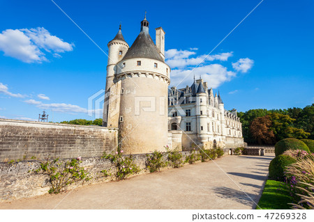 Chateau de Chenonceau castle, France 47269328