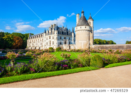 Chateau de Chenonceau castle, France 47269329