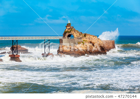 Virgin Rock in Biarritz, France 47270144