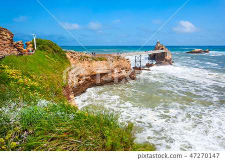 Virgin Rock in Biarritz, France 47270147