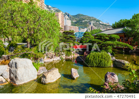 Japanese Garden in Monte Carlo, Monaco 47270491