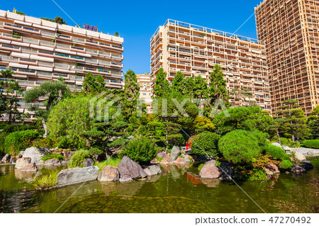 Japanese Garden in Monte Carlo, Monaco 47270492