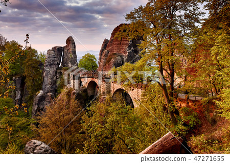 Bastei bridge in saxony 47271655