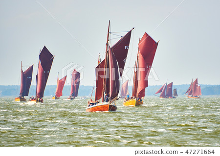 annually traditional Zeesboat regatta in Bodstedt annually traditional Zeesboat regatta in Bodstedt 47271664