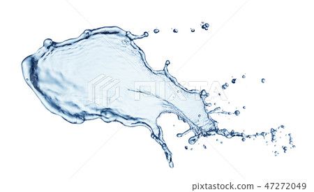 water splash isolated water splash isolated 47272049