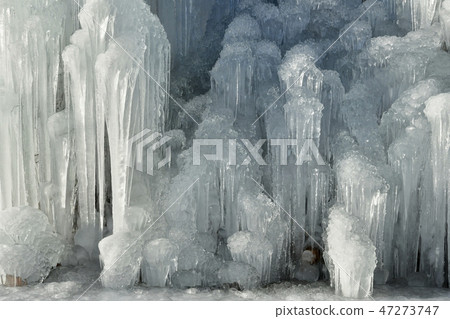 Ice molding of West Lake Wild Bird Park 47273747