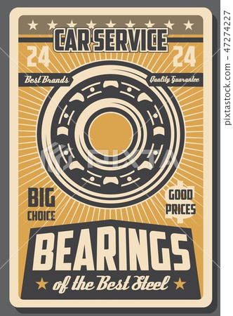 Bearings and spare parts, car repair service 47274227