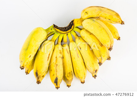 banana on white background 47276912